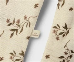 Lil Atelier sandshell printet top merinould/modal